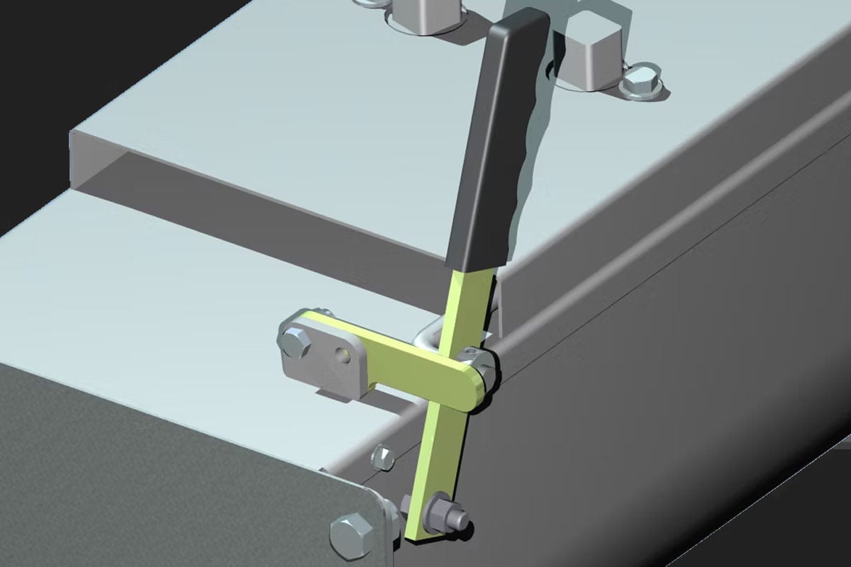 U Trough Power Sweep Feature Gearbox Lever - Haven Industries