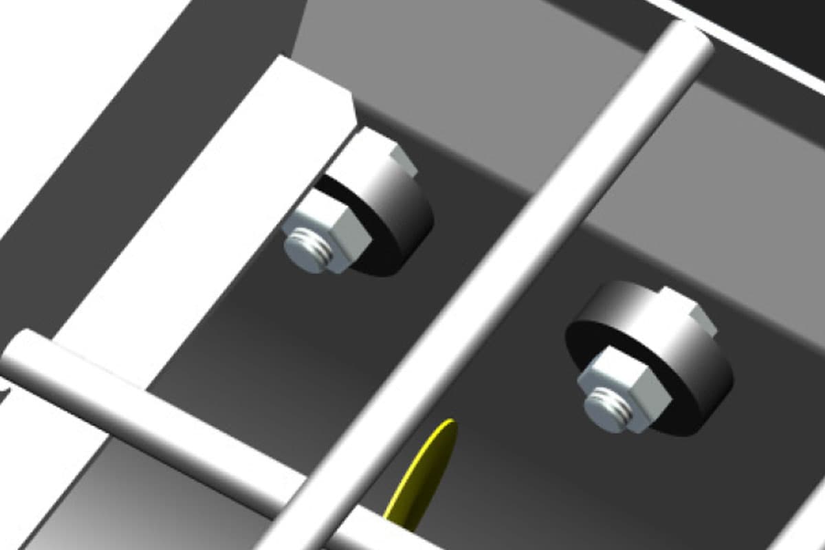 U Trough Power Sweep Feature Steel Rollers - Haven Industries